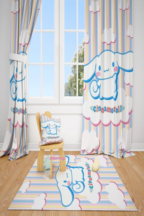 CINNAMOROLL BEBEK VE ÇOCUK ODASI FON PERDE 2 KANAT