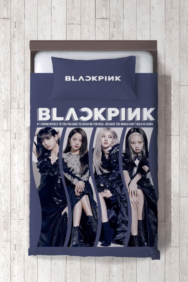 KOYU BLACK PINK BEBEK VE ÇOCUK ODASI YATAK ÖRTÜSÜ