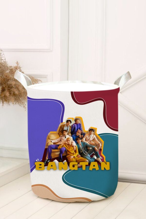 BTS KAMUFLAJ BANGTAN BEBEK VE ÇOCUK ODASI OYUNCAK SEPETİ