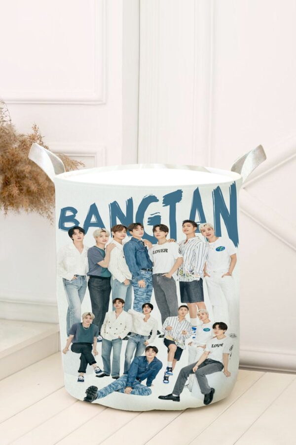 MAVİ BTS BANGTAN BEBEK VE ÇOCUK ODASI OYUNCAK SEPETİ