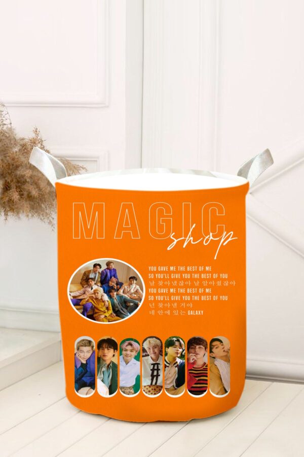 TURUNCU MAGIC BTS BEBEK VE ÇOCUK ODASI OYUNCAK SEPETİ