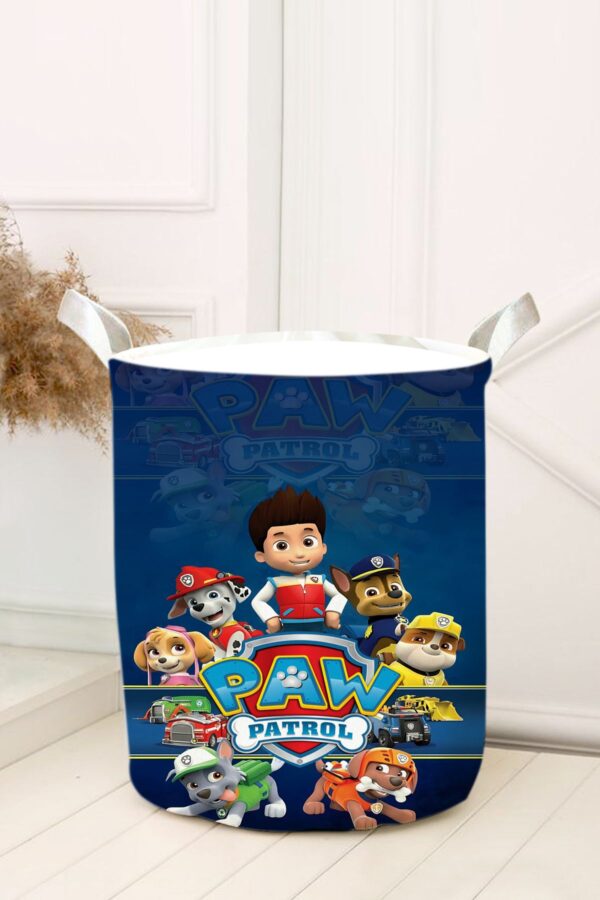 LACİVERT PAW PATROL BEBEK VE ÇOCUK ODASI OYUNCAK SEPETİ