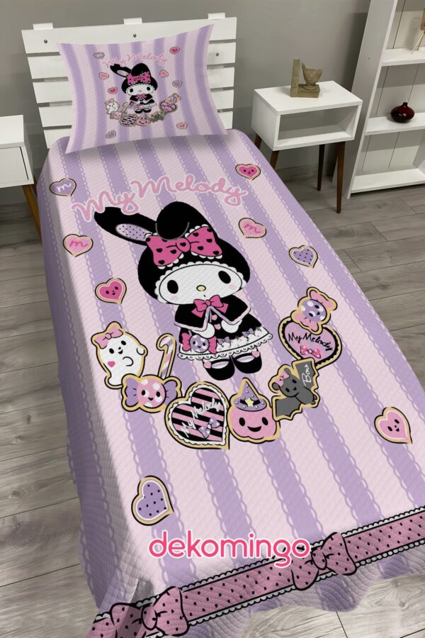 KURDELE MY MELODY BEBEK VE ÇOCUK ODASI PİKE TAKIMI