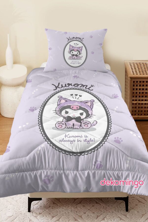 OVAL ÇERÇEVE KUROMİ YORGAN SETİ