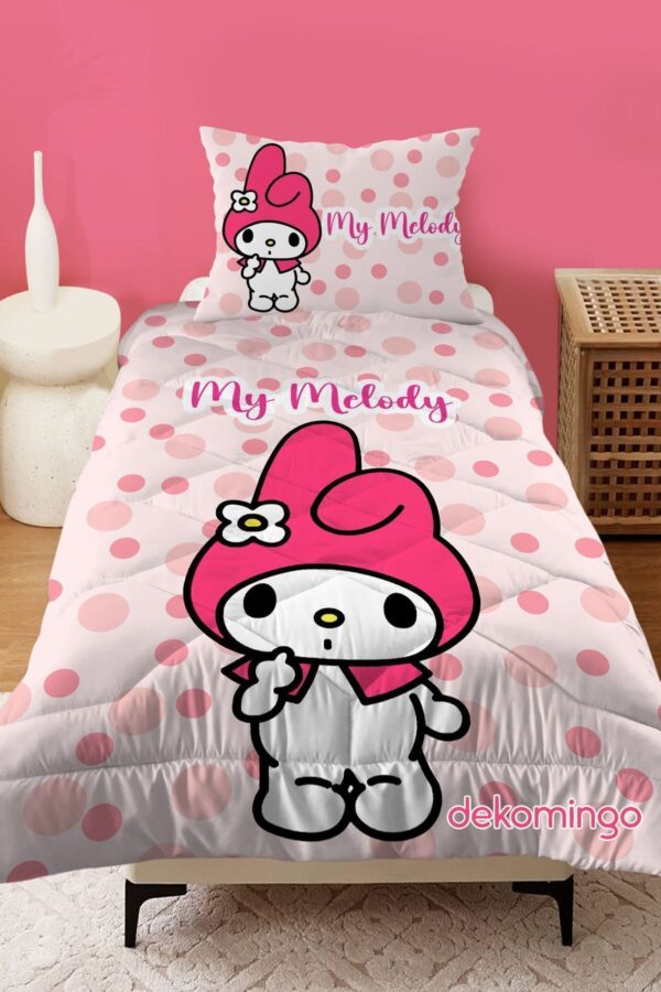 MY MELODY DESENLİ BEBEK VE ÇOCUK ODASI KAPİTONE YORGAN