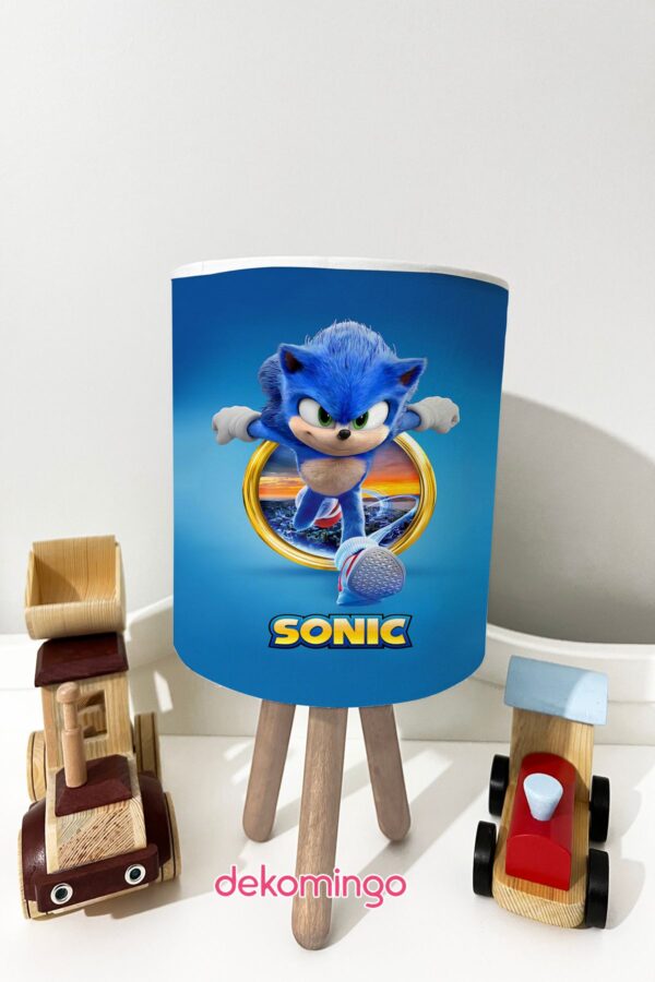 MAVİ SONIC BEBEK VE ÇODUK ODASI ABAJUR