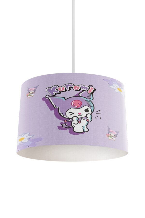 ÇİÇEKLİ LİLA KUROMİ BEBEK VE ÇOCUK ODASU SARKIT AVİZE