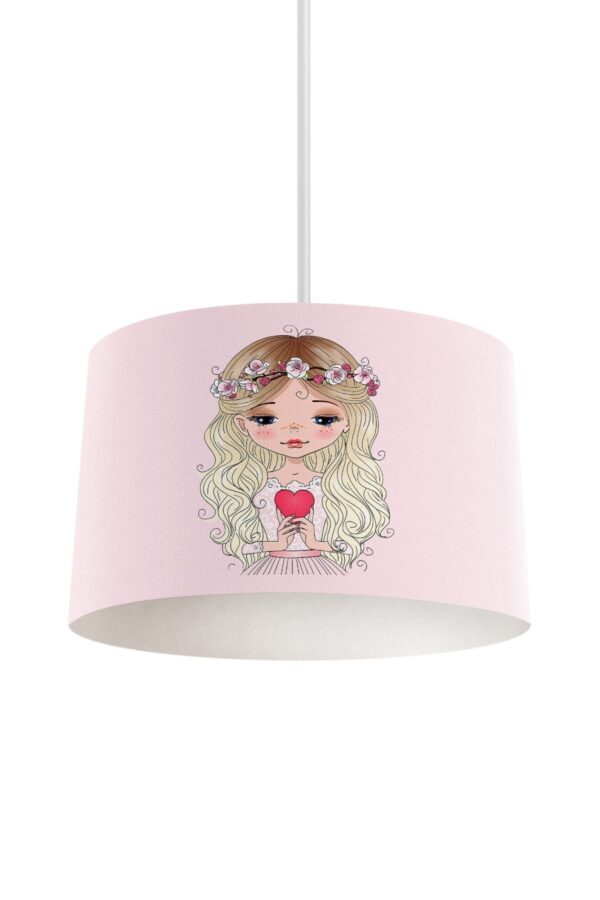 KALPLİ KIZ DESENLİ ÇOCUK VE BEBEK ODASI AVİZE