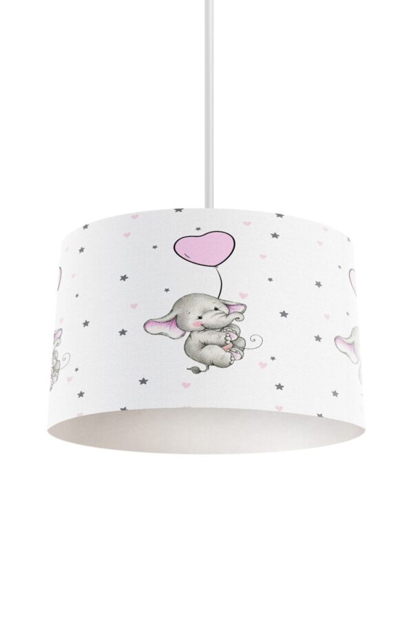 KALPLİ BALON FİL DESENLİ ÇOCUK VE BEBEK ODASI AVİZE