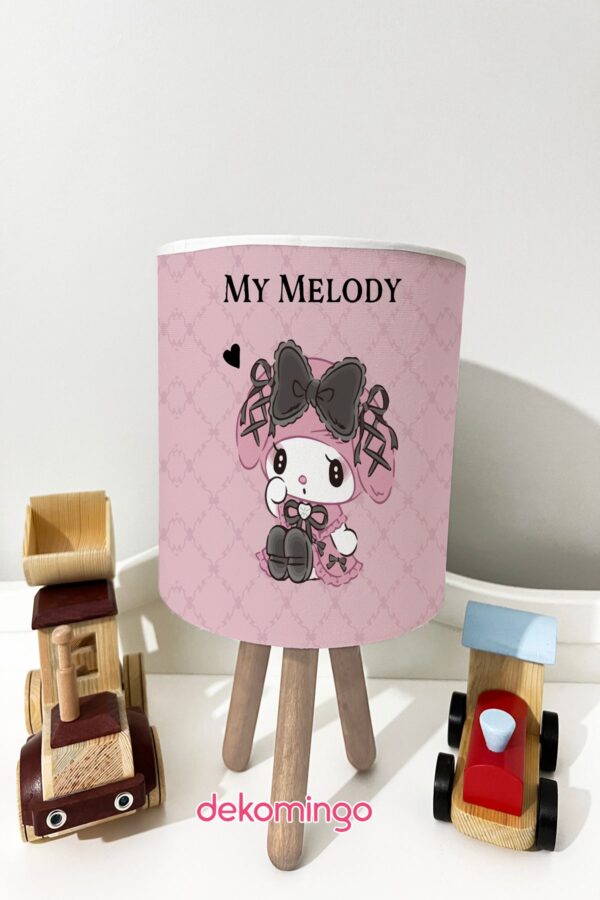 PEMBE DANTELLİ MY MELODY BEBEK VE ÇOCUK ODASI ABAJUR
