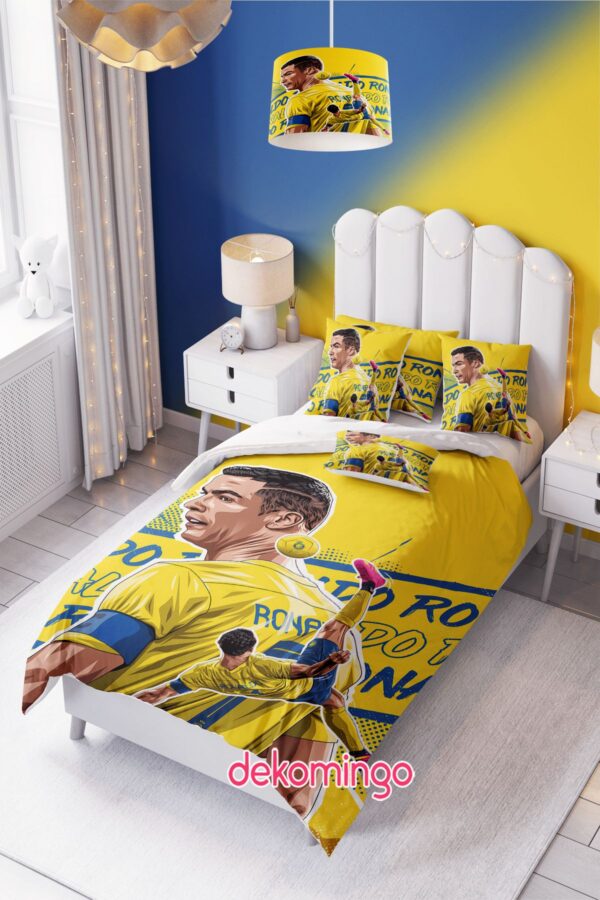 CR7 RONALDO BEBEK VE ÇODUK ODASI NEVRESİM TAKIM ( ÇARŞAFSIZ )