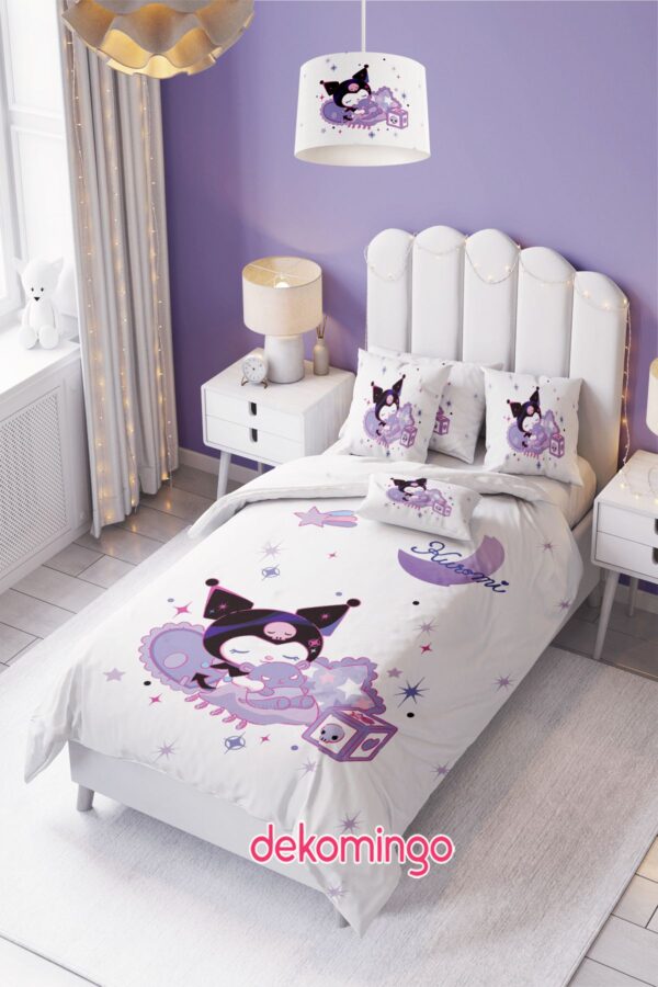 BEYAZ BULUTLU KUROMİ BEBEK VE ÇODUK ODASI NEVRESİM TAKIM ( ÇARŞAFSIZ )